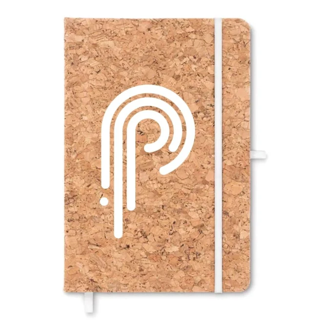 Notatnik A5 z  korkową okładką SUBER z naniesieniem logo Zdjęcie