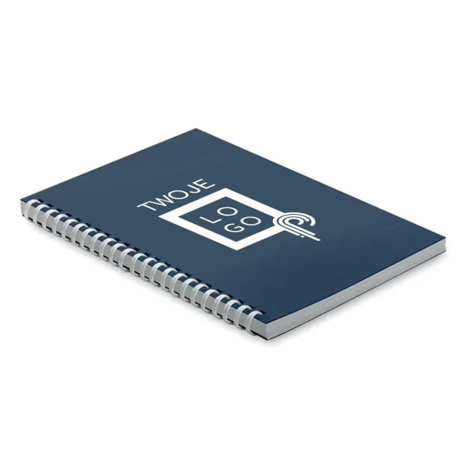 Notatnik A5 z kartonu z recykli RECARNOTE do nałożenia logo Zdjęcie