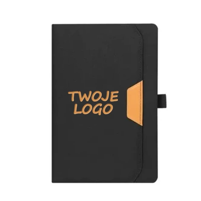 Notatnik RPET ok. A5 do drukowania logo Zdjęcie