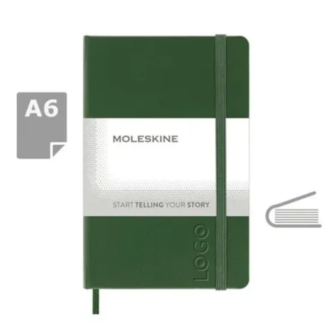 MOLESKINE Notatnik ok. A6 z naniesieniem logo Zdjęcie