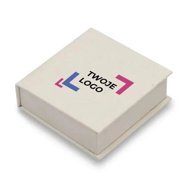 Blok z karteczkami Milky z naniesieniem logo Zdjęcie