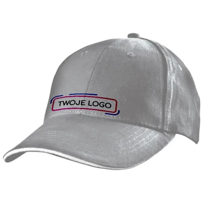 Czapka z daszkiem 6 paneli SAN FRANCISCO do naniesienia logo Zdjęcie