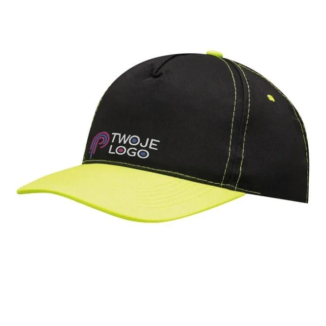 5 segmentowa czapka baseballowa SPORTSMAN z logo Zdjęcie