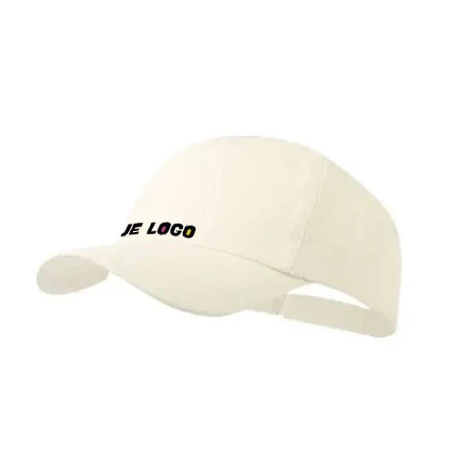 Czapka z daszkiem z bawełny organicznej do drukowania logo Zdjęcie