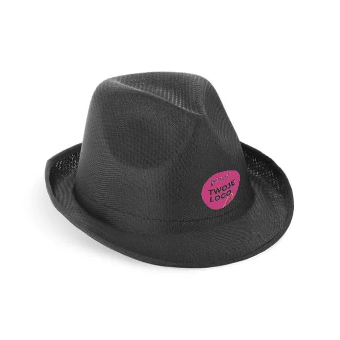 MANOLO. Kapelusz PP z logo Zdjęcie