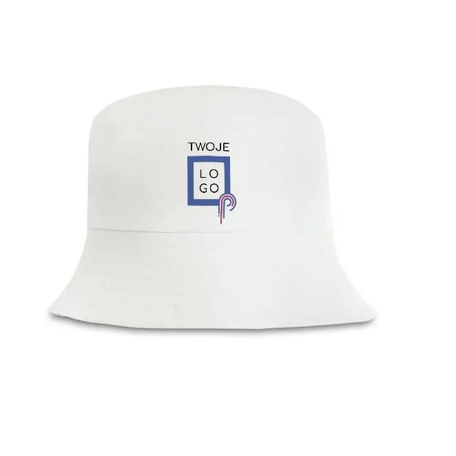 JONATHAN. Kapelusz poliestrowy typu panama z nadrukiem logo Zdjęcie