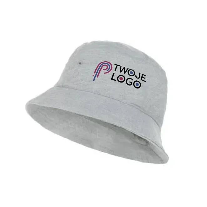 Kapelusz AWARE™, niebarwione płótno z recyklingu z logo firmy Zdjęcie