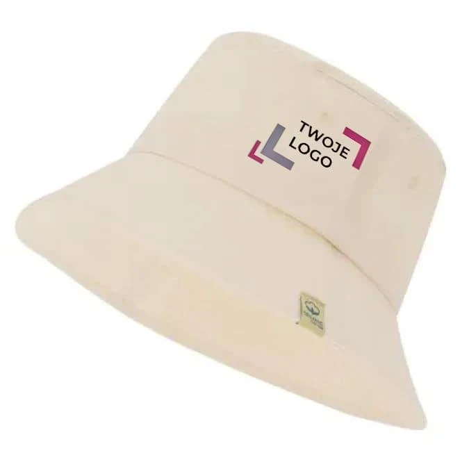 Kapelusz z bawełny z recyklingu do drukowania logo Zdjęcie