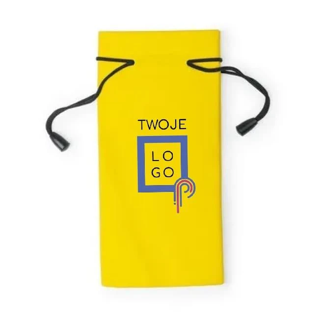 Pokrowiec na okulary z logo firmy Zdjęcie