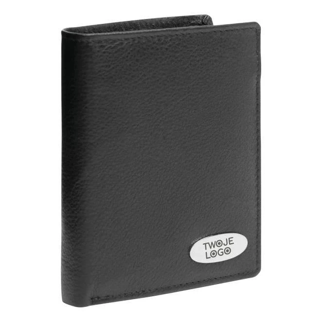 Oryginalny skórzany portfel DOW JONES do nałożenia logo Zdjęcie