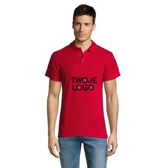 SUMMER II MEN polo 170g SUMMER II z nadrukiem logo Zdjęcie