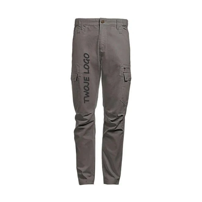 THC CARGO. Spodnie robocze z poliestru i bawełny do drukowania logo Zdjęcie
