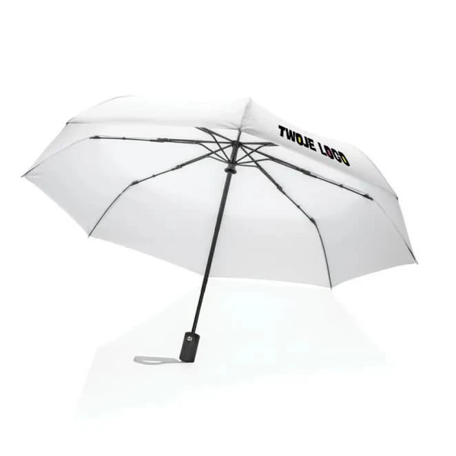 Parasol automatyczny 21" AWARE™ RPET z nadrukiem logo Zdjęcie