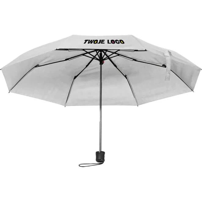 Parasol manualny RPET NORTHAMPTON z logo Zdjęcie