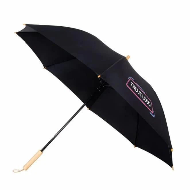 Parasol manualny RPET | Keelan z nadrukiem logo Zdjęcie
