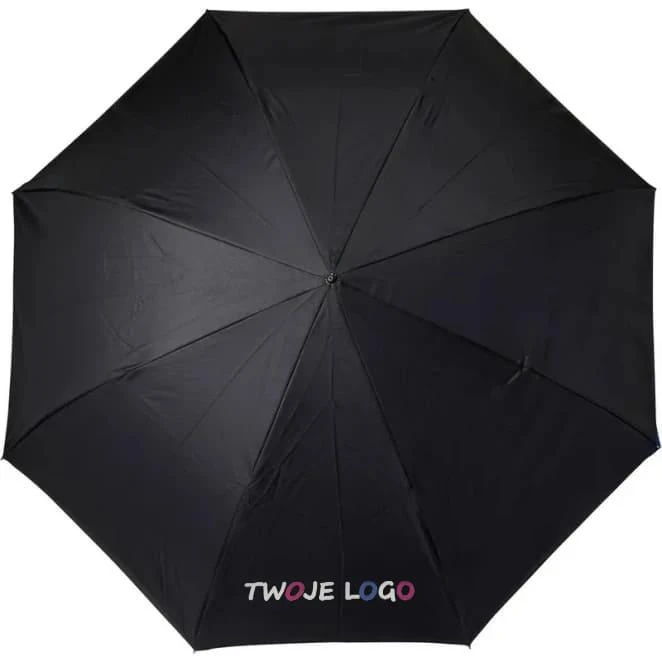 Odwracalny parasol manualny z logo Zdjęcie
