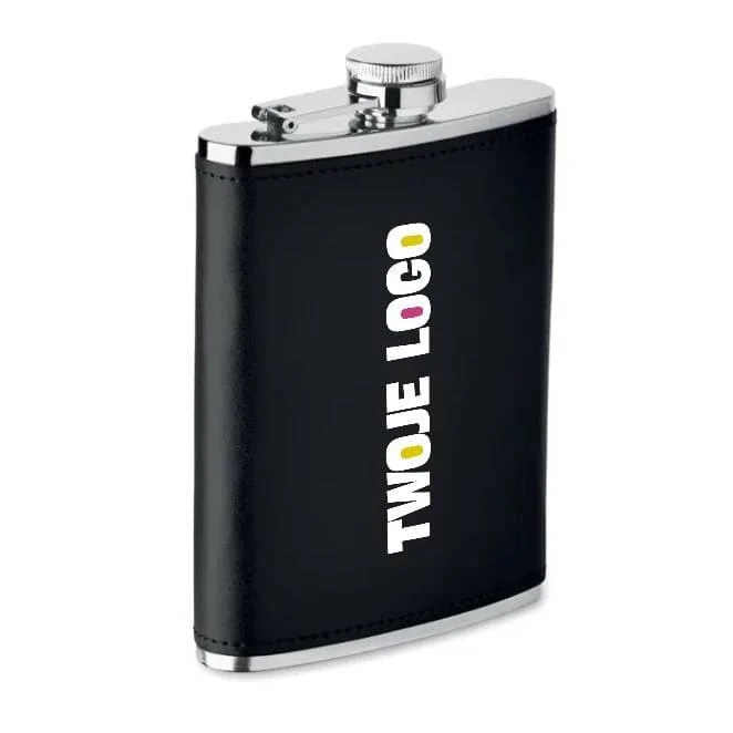 Smukła piersiówka 200 ml SLIMMY do drukowania logo Zdjęcie