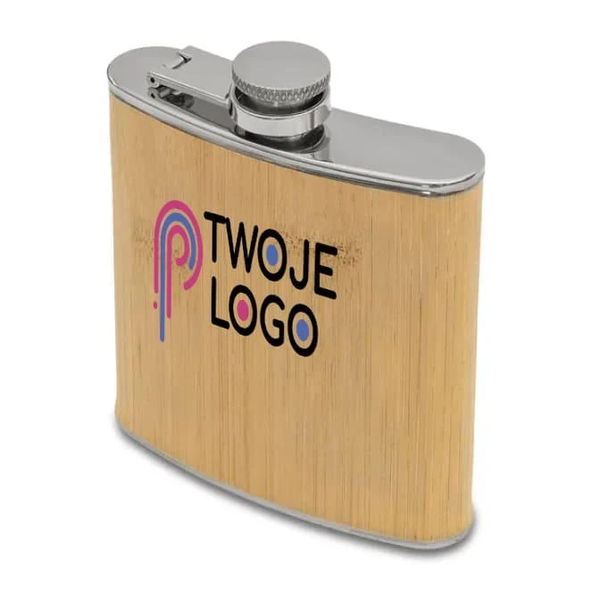 Piersiówka 175 ml Louth z naniesieniem logo Zdjęcie