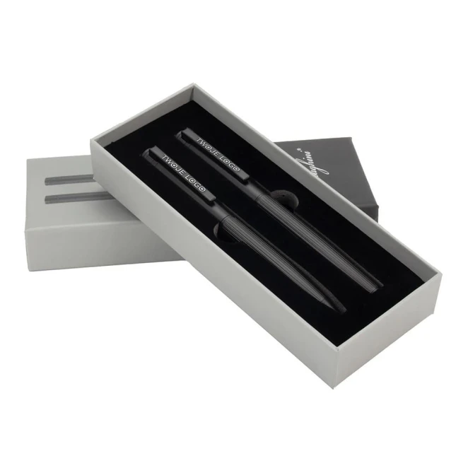 Zestaw piśmienny długopis i pióro kulkowe Ferraghini do drukowania logo Zdjęcie