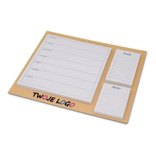 Planner na biurko Shu z logo firmy Zdjęcie