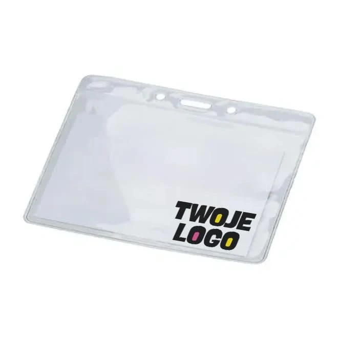 Identyfikator z nadrukiem logo Zdjęcie