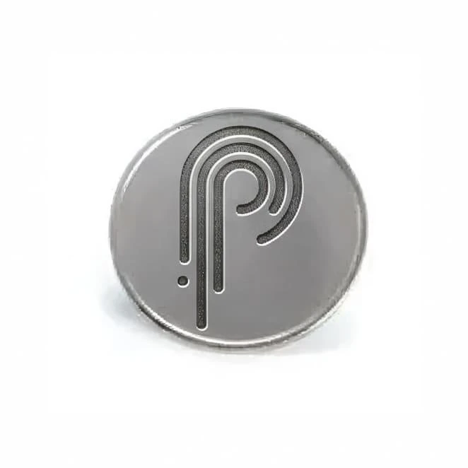 Metalowa przypinka pod personalizację 2,2 cm do nałożenia logo Zdjęcie