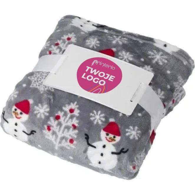 Koc z polaru z logo firmy Zdjęcie