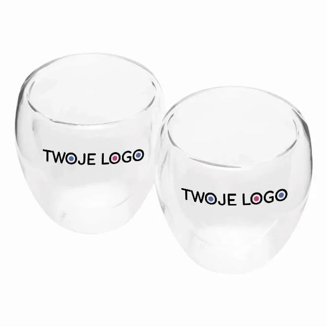 Zestaw 2 szklanek DRINK LINE S do naniesienia logo Zdjęcie