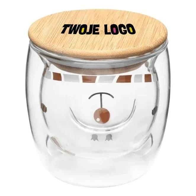 Szklanka XMAS BEAR do naniesienia logo Zdjęcie