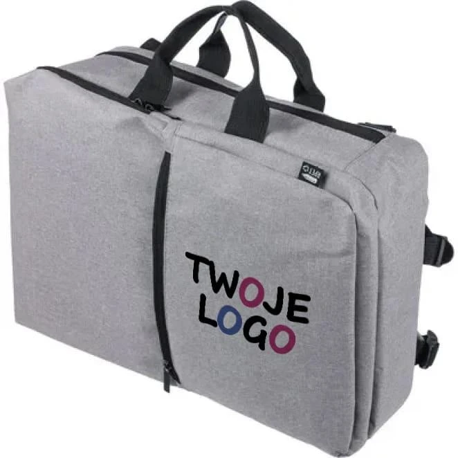 Plecak na laptopa 15" RPET z nadrukiem logo Zdjęcie