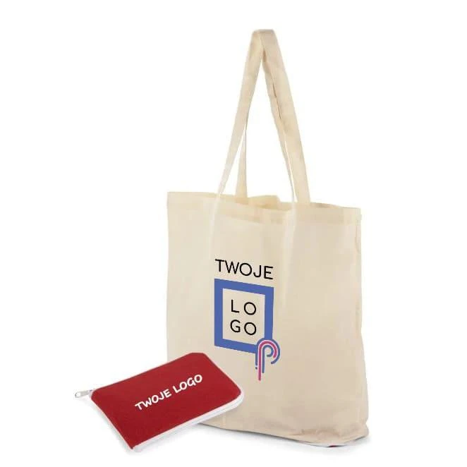 Torba składana na zakupy FLIN 120 g z logo firmy Zdjęcie