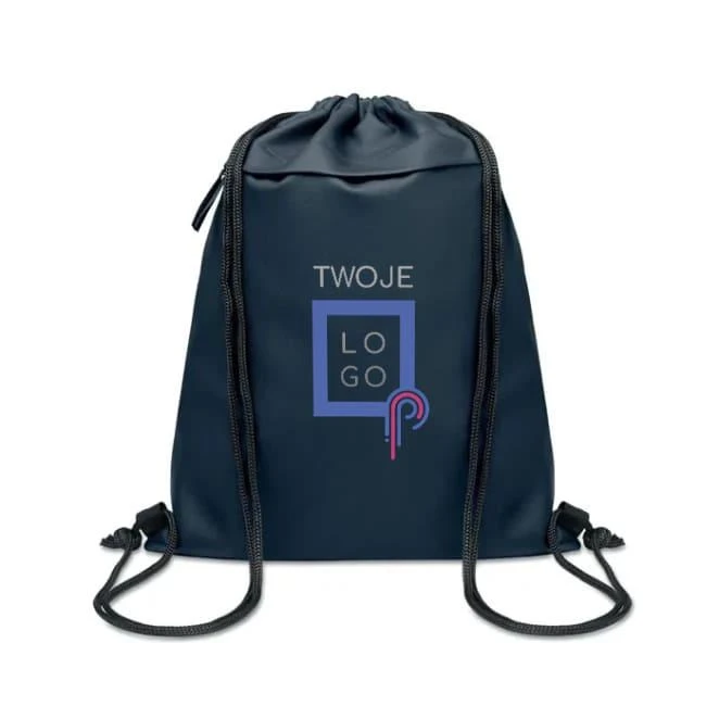 Worek ze sznurkiem 600D RPET BANGKOK BAG z logo Zdjęcie