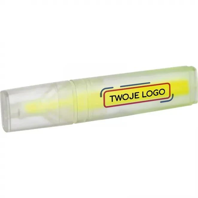 Zakreślacz RPET z logo firmy Zdjęcie