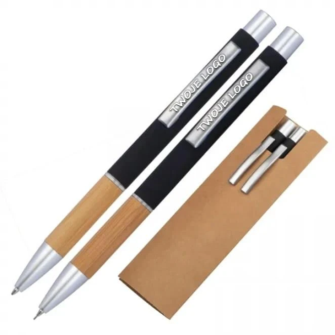 Zestaw piśmienny długopis i ołówek automatyczny do drukowania logo Zdjęcie