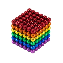 Neocube tęczowe kulki magnetyczne antystres z logo