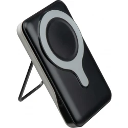 Power bank 10 000 mAh z ładowarką indukcyjną VENTURA z logo