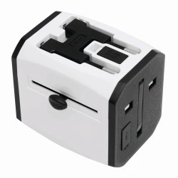 Adapter podróżny TRAVEL POWER z logo firmy