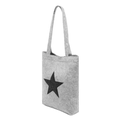 Filcowa torba na zakupy STAR DUST GO z logo