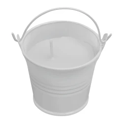 Świeca w wiaderku CLAM z logo