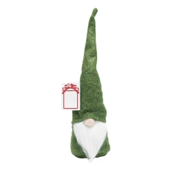 Filcowy świąteczny skrzat ze spiczastą czapką HANS z logo firmy