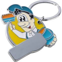 Brelok metalowy CrisMa z logo firmy