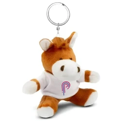 Pluszowy koń, brelok | Nero z naniesieniem logo