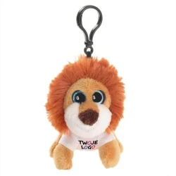 Pluszowy lew, zawieszka | Jory z nadrukiem logo