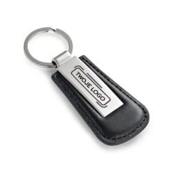 BACHMANN. Brelok wykonany z PU i metalu z logo firmy