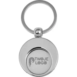 Brelok do kluczy, żeton do wózka na zakupy do nałożenia logo