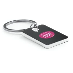 Prostokątny brelok do kluczy z nadrukiem na zamówienie