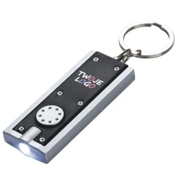 Brelok plastikowy z lampką LED BATH do naniesienia logo