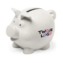 Skarbonka "świnka" z naniesieniem logo