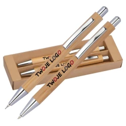 Zestaw piśmienny długopis i ołówek automatyczny do drukowania logo