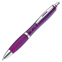 Długopis plastikowy transparentny 145 cm z naniesieniem logo